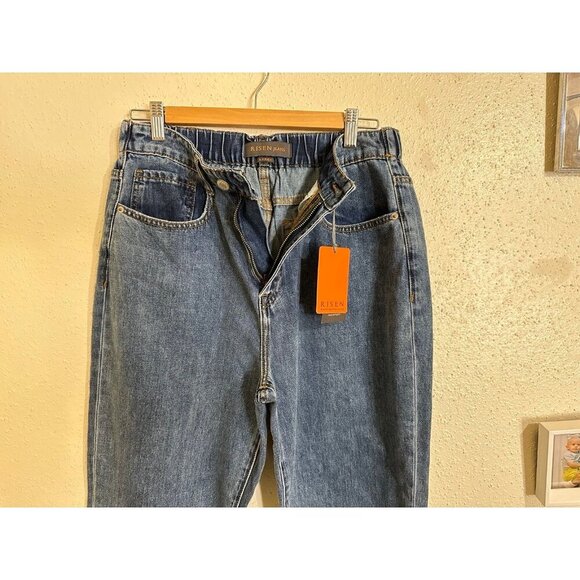 Risen Women’s Denim High Waist Vintage Mom Fit Jeans Size medium - Picture 5 of 12